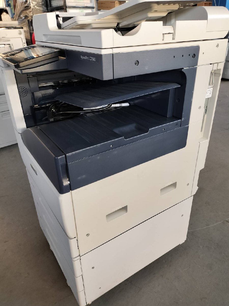 #FUJIFILM ( old Fuji Xerox ) ApeosPort C2360[ seal character approximately 10395 sheets ]A3 color multifunction machine /4 level cassette /C/F/P/S both sides / manual /Wi-Fi attaching [D0131Z9BH