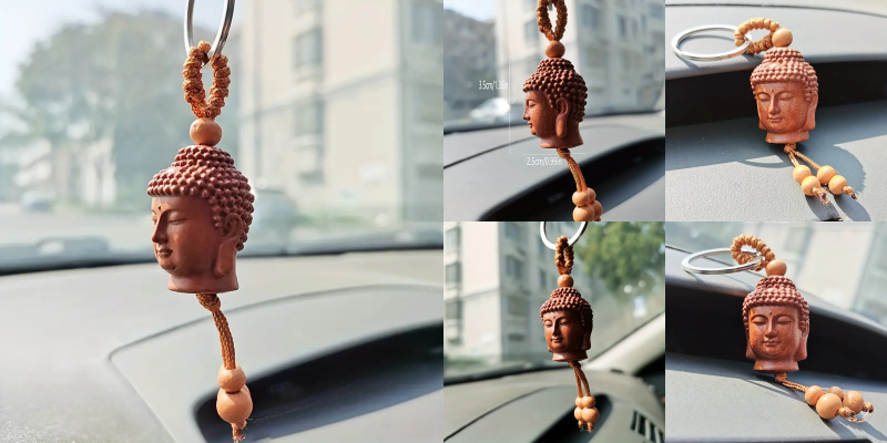 1348971059 1pc peach. tree carving . head solid key chain wooden car key pendant . head key chain 