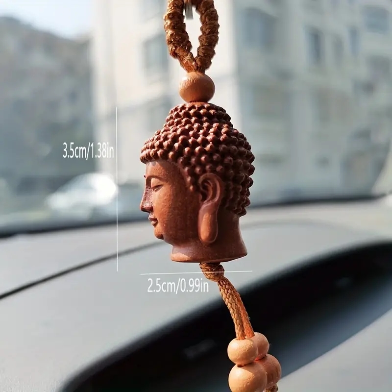 1348971059 1pc peach. tree carving . head solid key chain wooden car key pendant . head key chain 