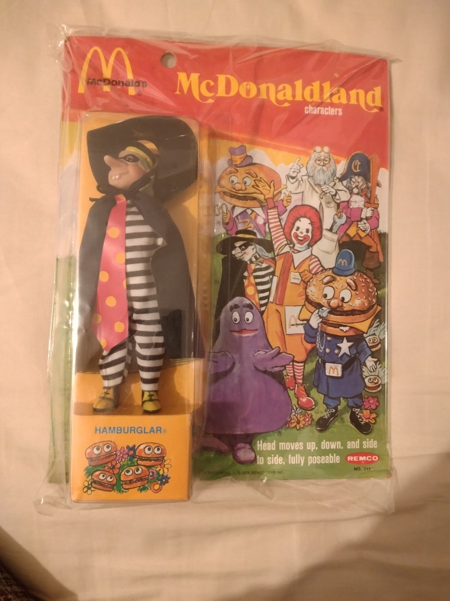 1976 マクドナルドランド ハンバーグラー　REMCO レムコMcDonaldland 未開封_画像1