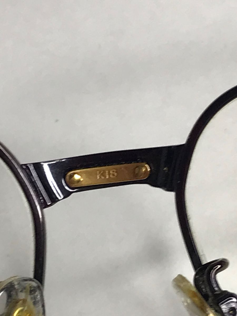 HOYA ホヤ ヴィンテージ 眼鏡 フレーム K18 18金 総重さ約25.9g