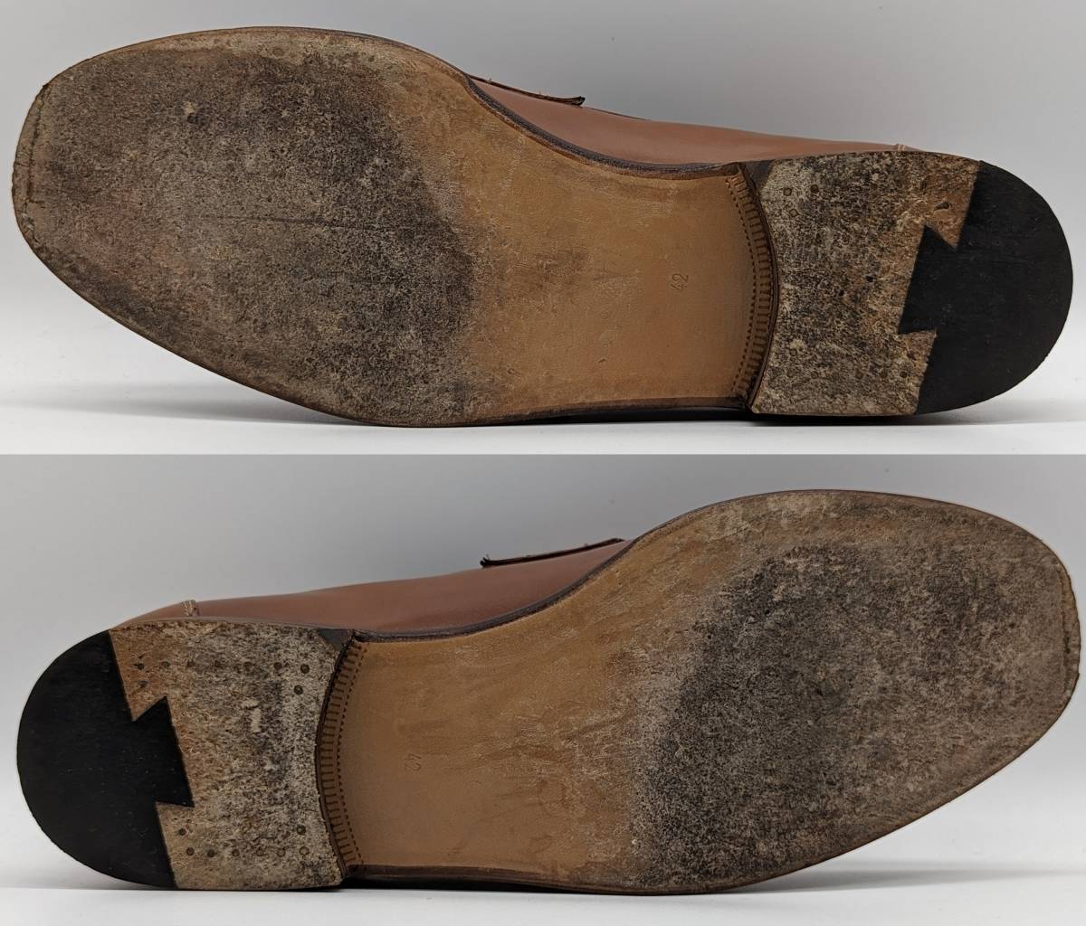[ beautiful goods ]f Latte  Rige .kometi cordovan FG257 Loafer 42[ free shipping ]F.lli Giacometti coin Loafer pe knee slip-on shoes 