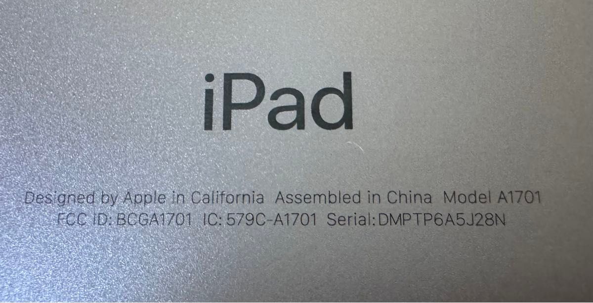 iPad Pro 10.5インチ Wi-Fi  64GB シルバー MQDY2J/A  A1701 動作確認済