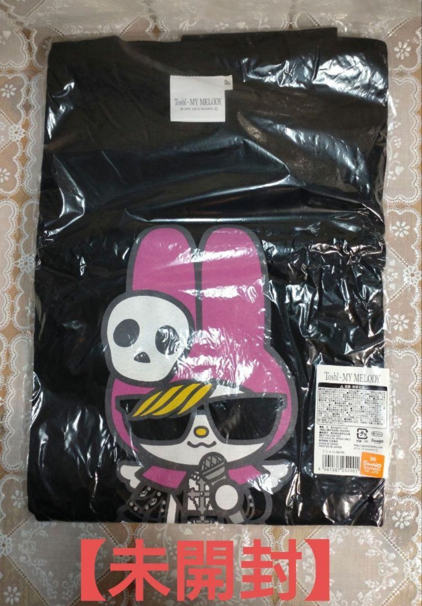 【未開封】Toshl・MY MELODY　Toshlマイメロディ　Tシャツ　龍玄とし　YOSHIKI　ToshI　hide　Pata　Heath　Sugizo　TAIJI　サンリオ_画像1