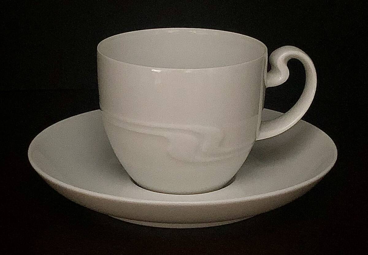 ローゼンタールRosenthal エスプレッソカップ＆ソーサー 　ホワイト_画像2