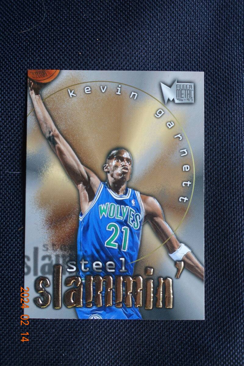 Kevin Garnett 1996-97 Fleer Metal Steel Slammin 4of10_画像1