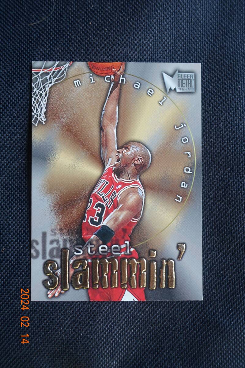 Upper Deck Michael Jordan 1996-97 Fleer Metal Steel Slammin 6of10