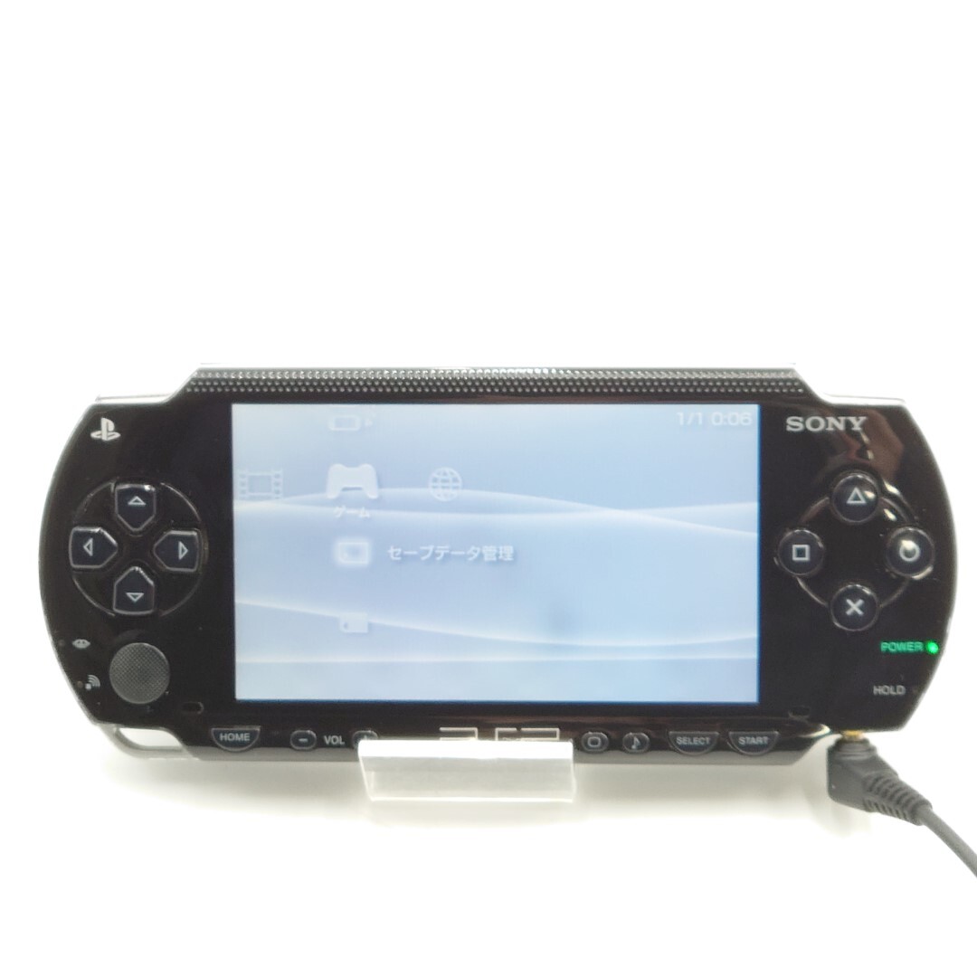 4A271B【通電 動作良好】ソニー PSP PSP-1000 ブラック 携帯ゲーム PlayStationPortble_画像2