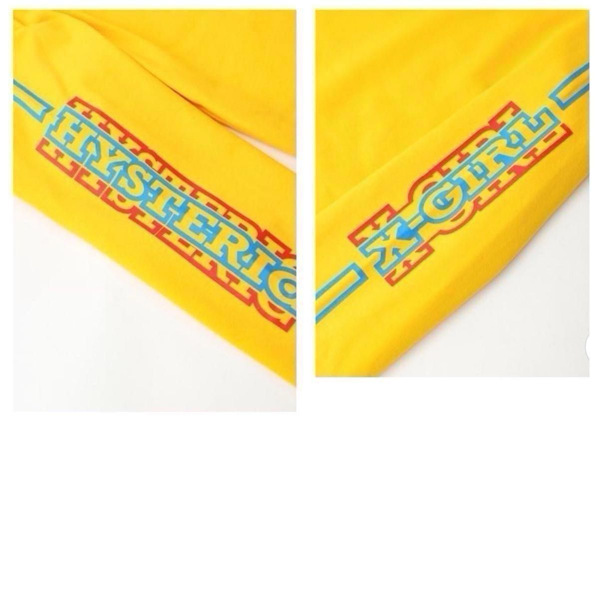 ヒステリックグラマー × X-girl コラボ ロンT ロングTシャツ ヒステリックグラマー × X-girl コラボ ロンT ロングTシャツ