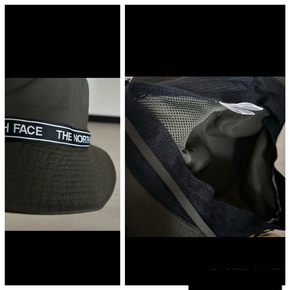 ノースフェイス ハット レタードハット ダークグリーン THE NORTH FACE 帽子 キャップ バケツ ハット バケット