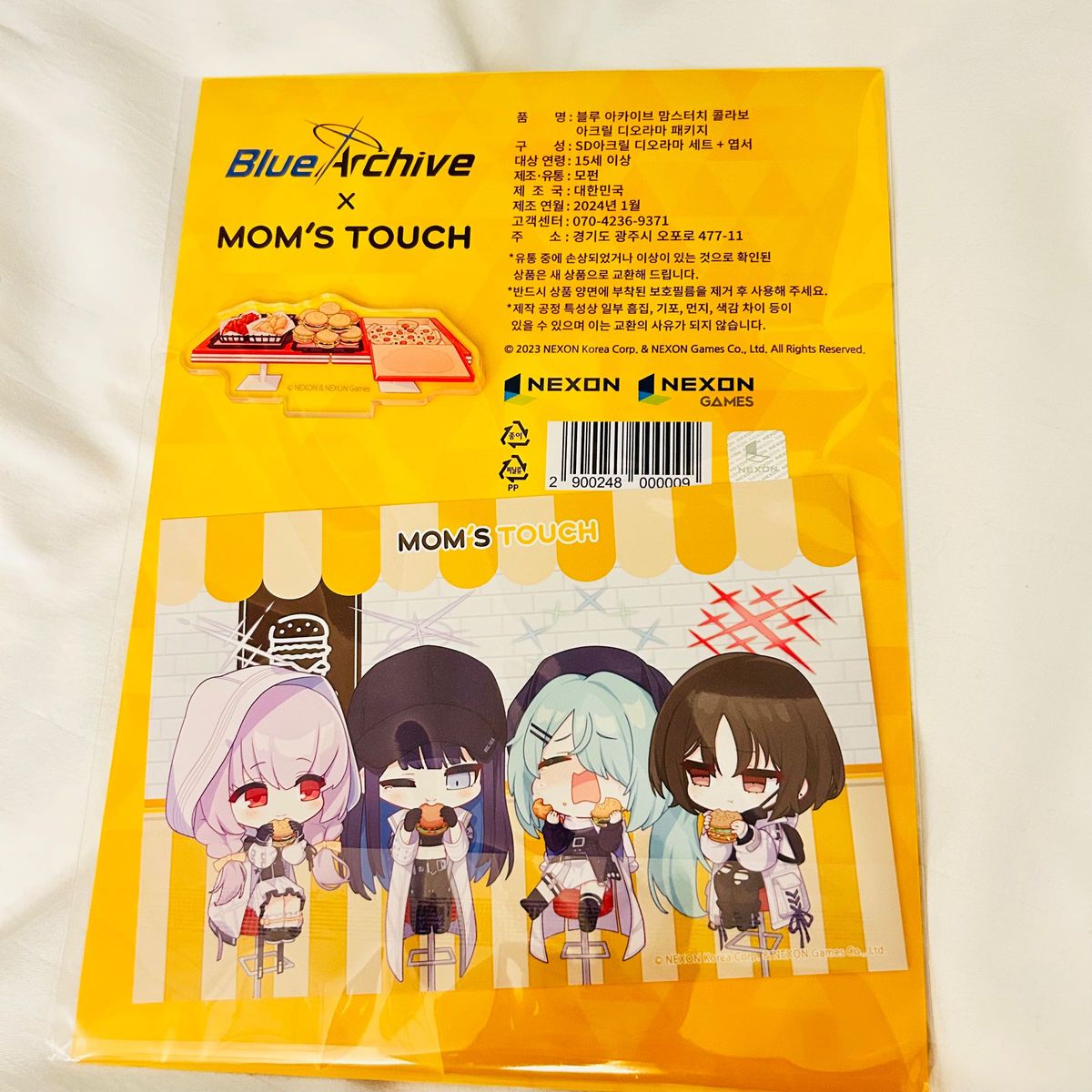 韓国限定 ブルアカ マムズタッチコラボアクリルジオラマ 韓国限定 ブルアカ マムズタッチコラボアクリルジオラマ