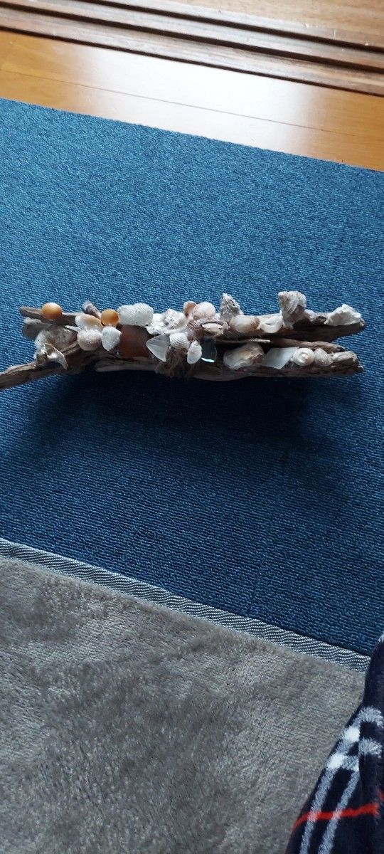 シーグラス&貝殻をふんだんに使用した流木「オーダーメイド」