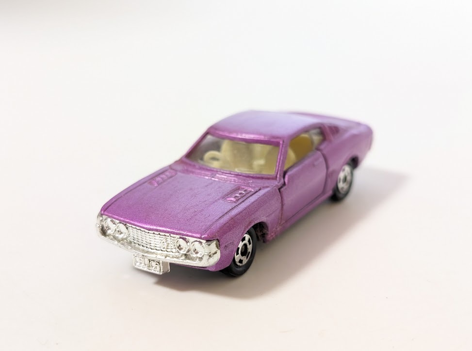 412 NO.86 S＝1/60 CELICA セリカ LB 2000GT 紫メタ 古い トミカ ミニカー TOMICAの画像1
