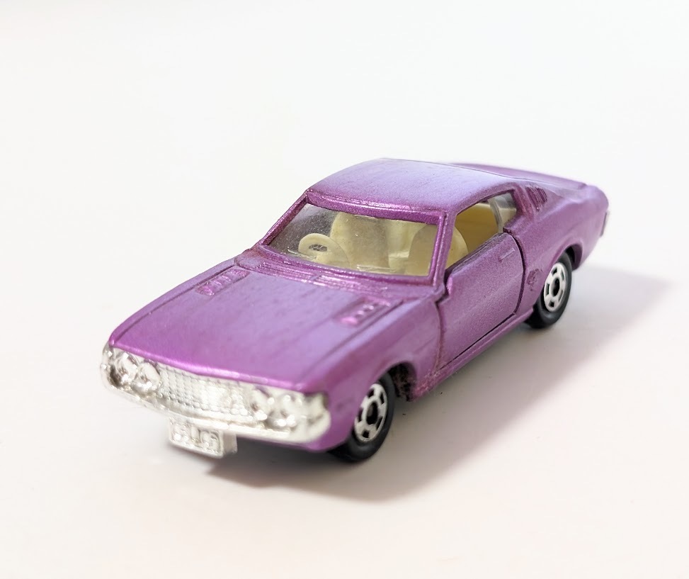 412 NO.86 S＝1/60 CELICA セリカ LB 2000GT 紫メタ 古い トミカ ミニカー TOMICAの画像10