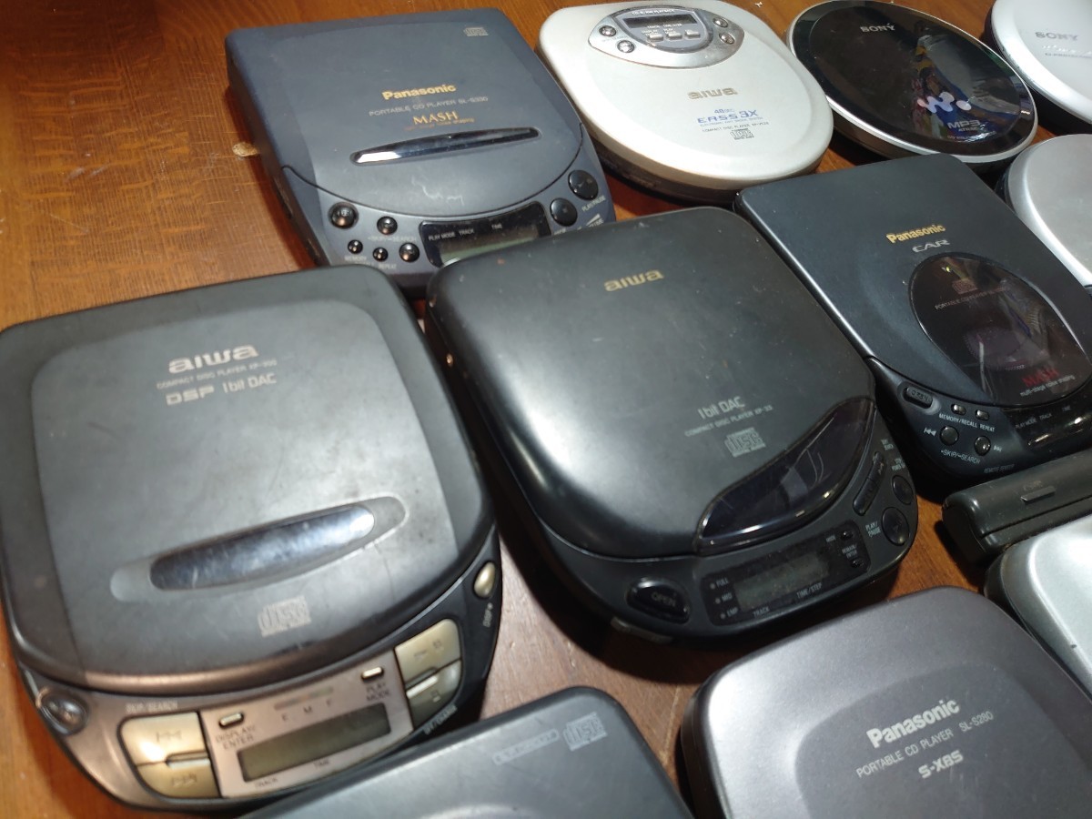 ポータブルCDプレーヤー・色々まとめ売り・19個・Discman・WALKMAN・そに SONY-D-145他・ソニー・ケンウッド・アイワ・パナソニック他_画像5