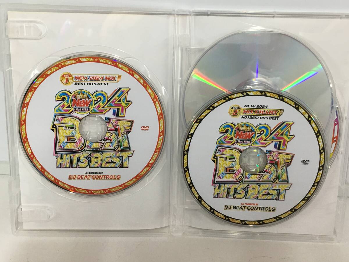 Y376-17 2024 BEST HITS BEST REMIX MUSIC DVD 4枚組_画像3