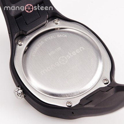 本物保証! MS-106A Mangosteen 新品 5255円 アナログ ブラック クオーツ その他