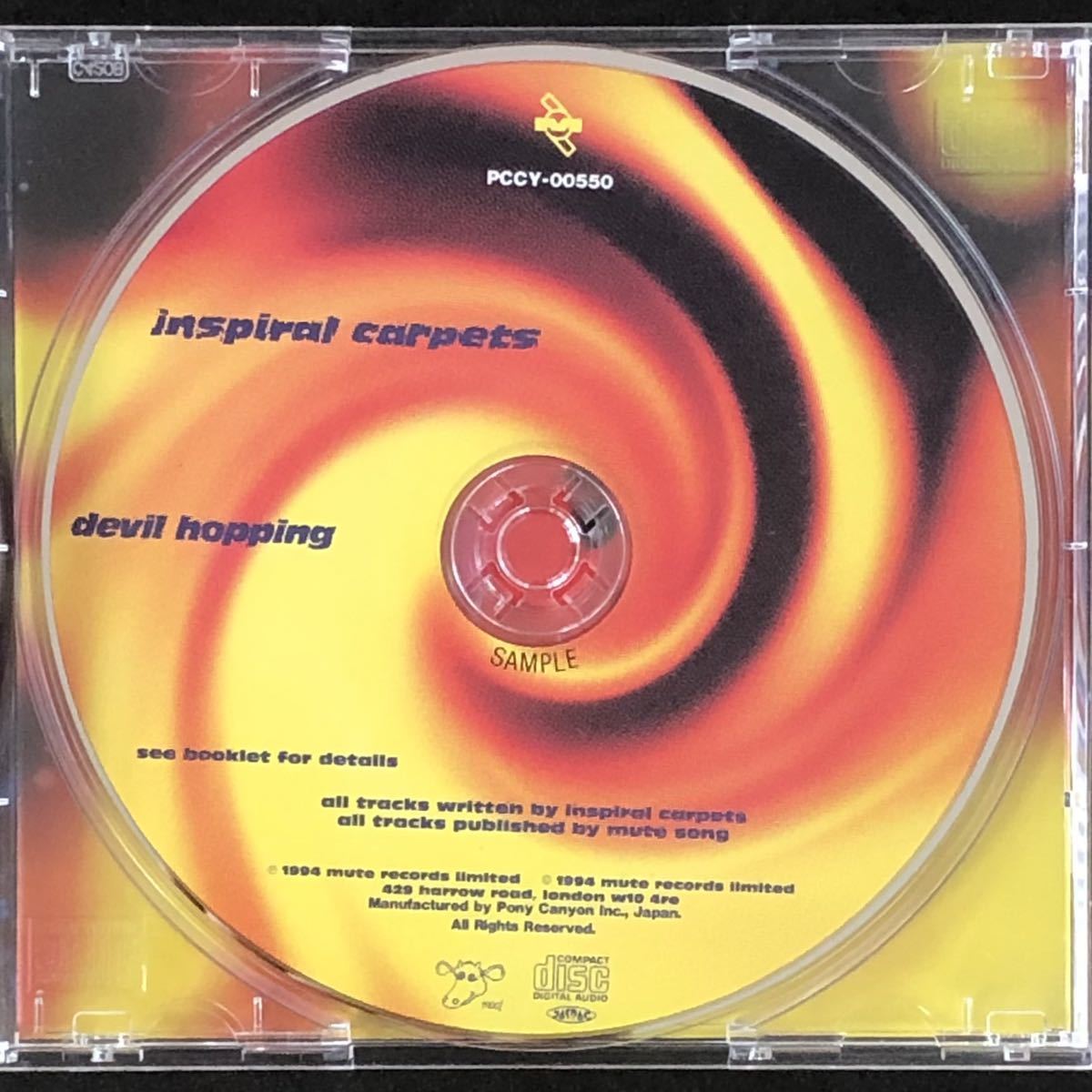 廃盤 帯付 美品★CD「デヴィル・ホッピング」インスパイラル・カーペッツ★Devil Hopping / Inspiral Carpets 1994年 4thアルバム 全12曲