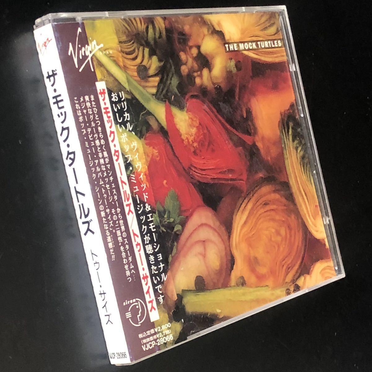 廃盤 帯付 美品★CD「トゥー・サイズ」ザ・モック・タートルズ★The Mock Turtles / Two Sides 1991年 UK デビュー・アルバム