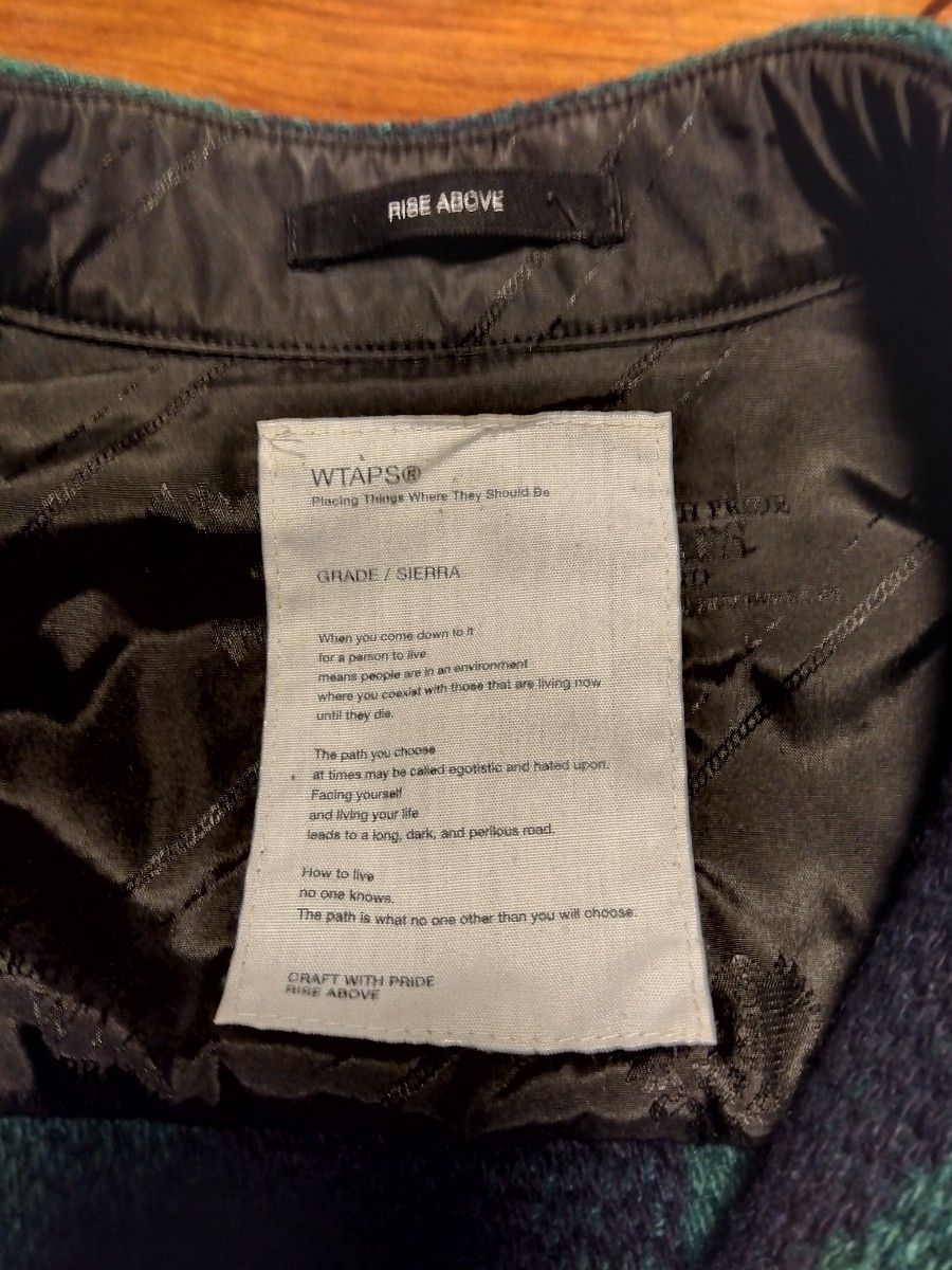 wtaps union ls wool バッファローチェック ジャケット シャツ wtaps union ls wool バッファローチェック ジャケット シャツ