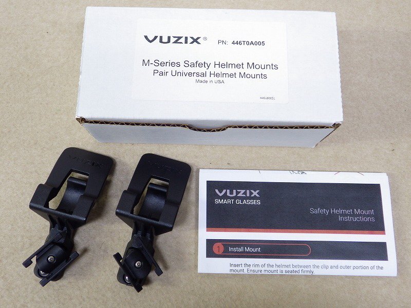 Kれま9647 VUZIX/ビュージックス ヘルメット取り付けマウント 左右セット Mシリーズ用 スマートグラスアクセサリー_画像1