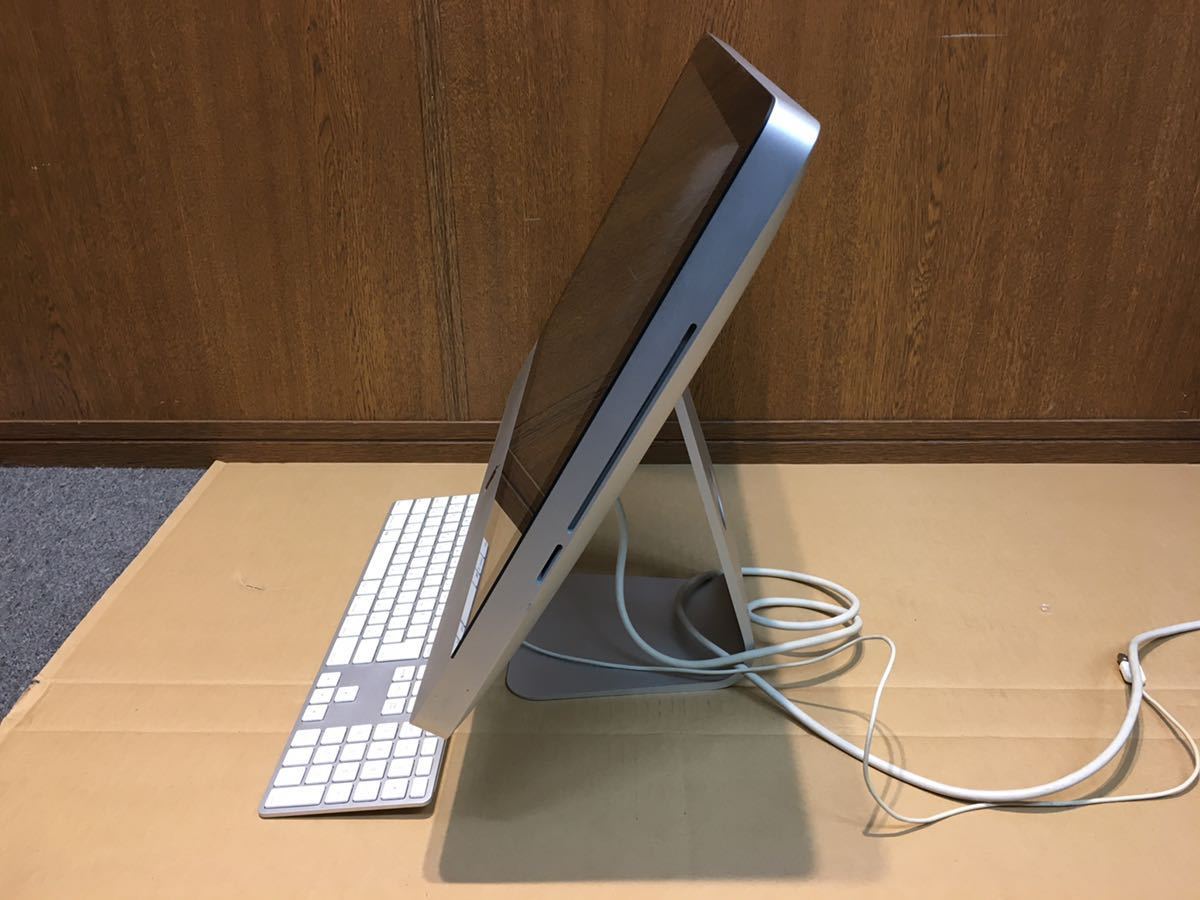 41936) ジャンク品 Apple 日本語キーボード A1243 Mac キーボード + iMac A1311 21.5inch Mid2011 デスクトップ PC_画像4