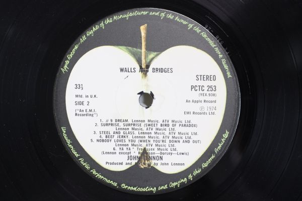 John Lennon Walls and Bridges UKオリジナル完品_画像5
