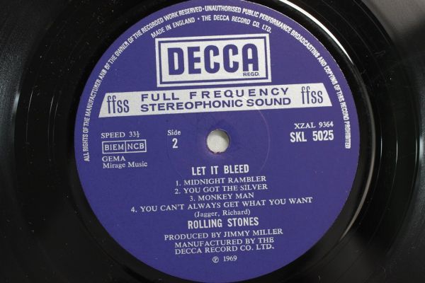 ROLLING STONES/LET IT BLEED UK盤 SKL 5025_画像7