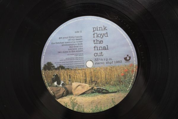 Pink Floyd The Final Cut UK record UK original pink floyd 