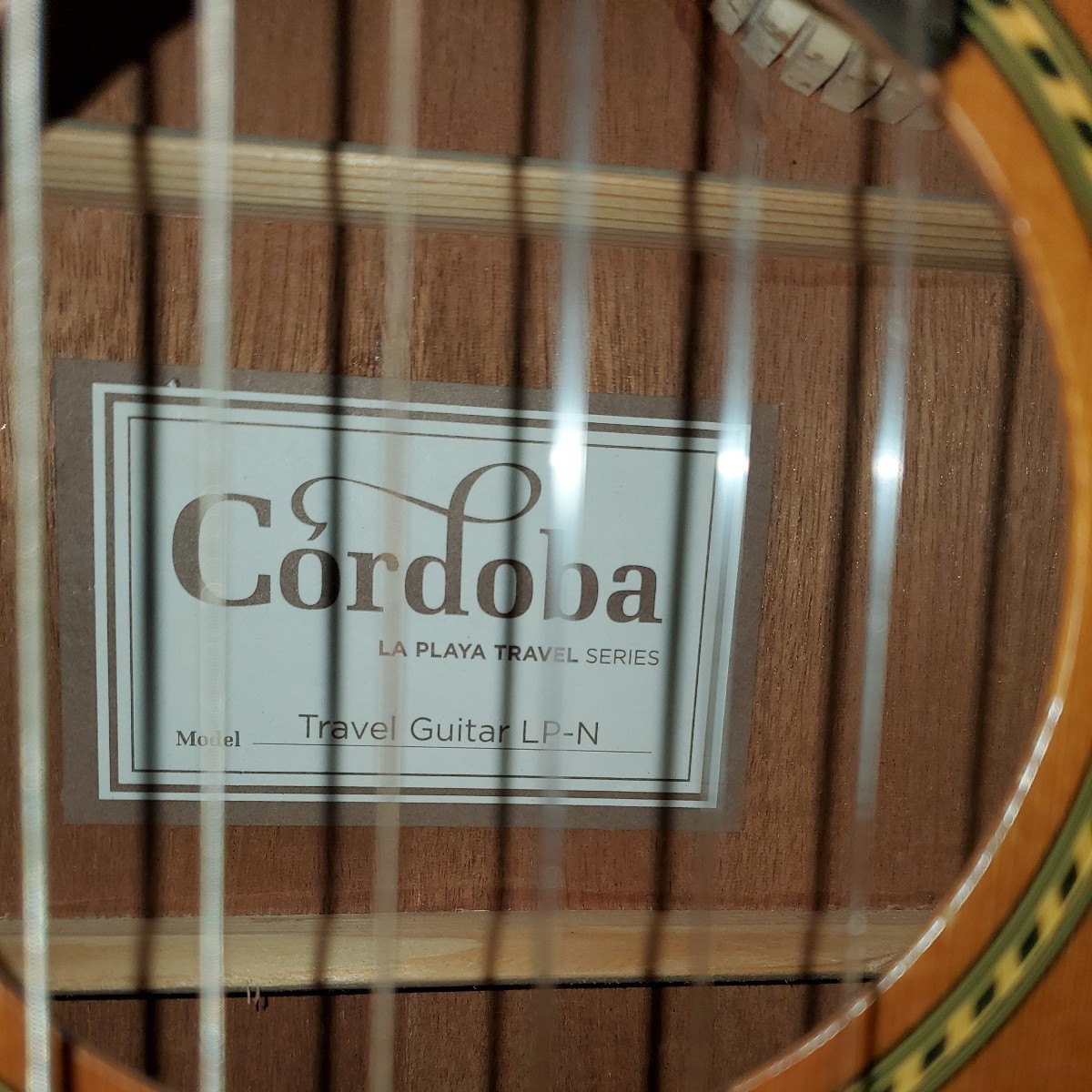 Cordoba Travel Guitar LP-N エレガットギター トラベルギター コルドバ ケース付_画像6