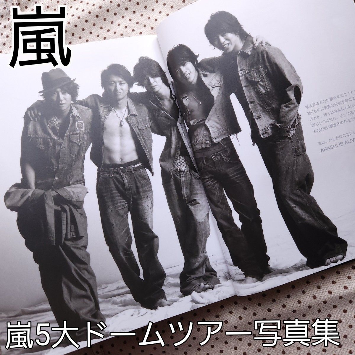 ＡＲＡＳＨＩ　ＩＳ　ＡＬＩＶＥ！　ＭＥＮ’Ｓ　ＮＯＮ－ＮＯ　ＳＰＥＣＩＡＬ　ＰＨＯＴＯ　ＢＯＯＫ　嵐５大ドームツアー写真集 