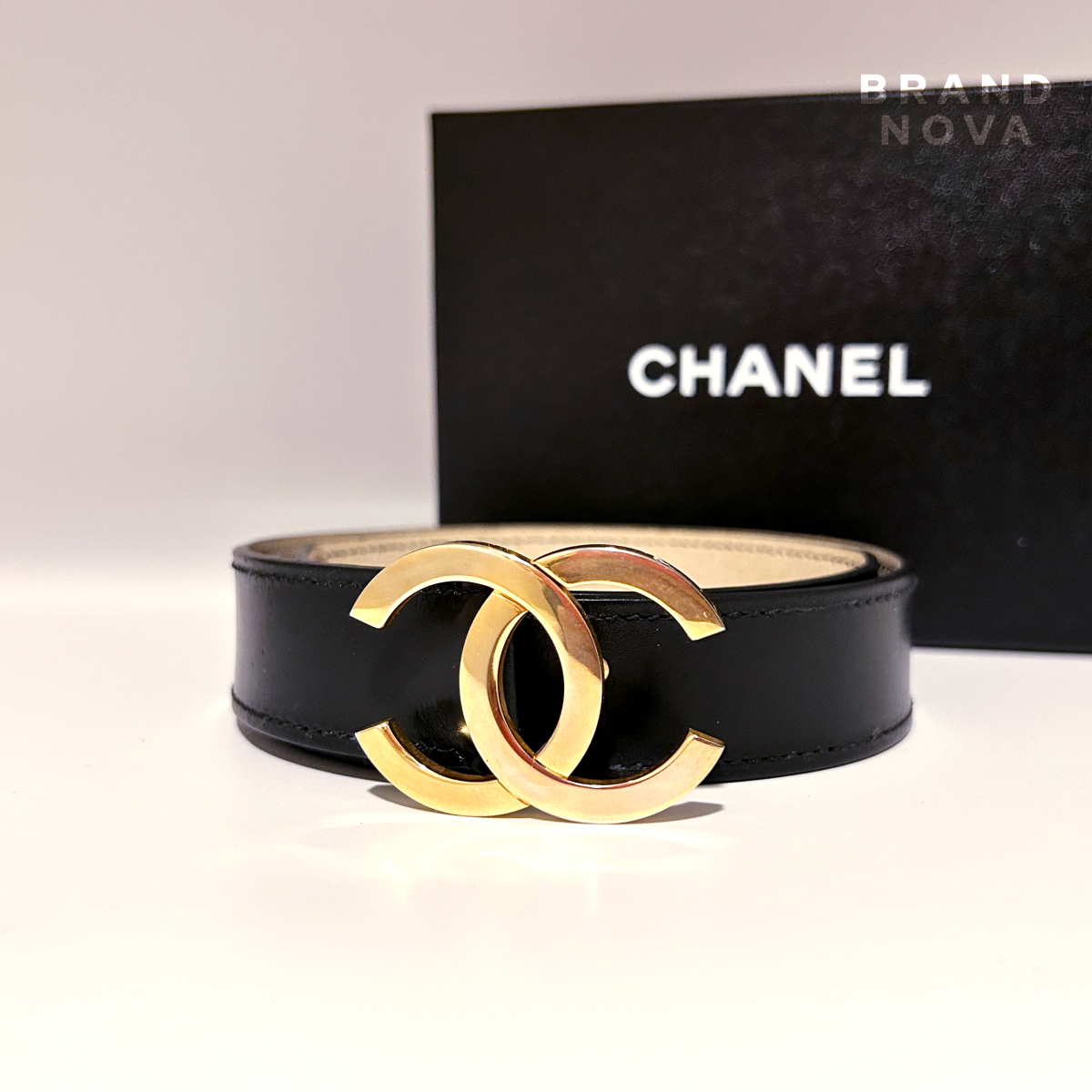 CHANEL シャネル ココマーク ゴールド レザー ウエストマーク CHANEL シャネル ココマーク ゴールド レザー ウエストマーク