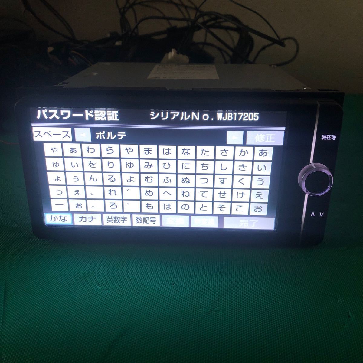 トヨタ 純正 DENSO デンソー NHZD-W62G HDDナビ フルセグ DVD Bluetooth セキュリティロック_画像1