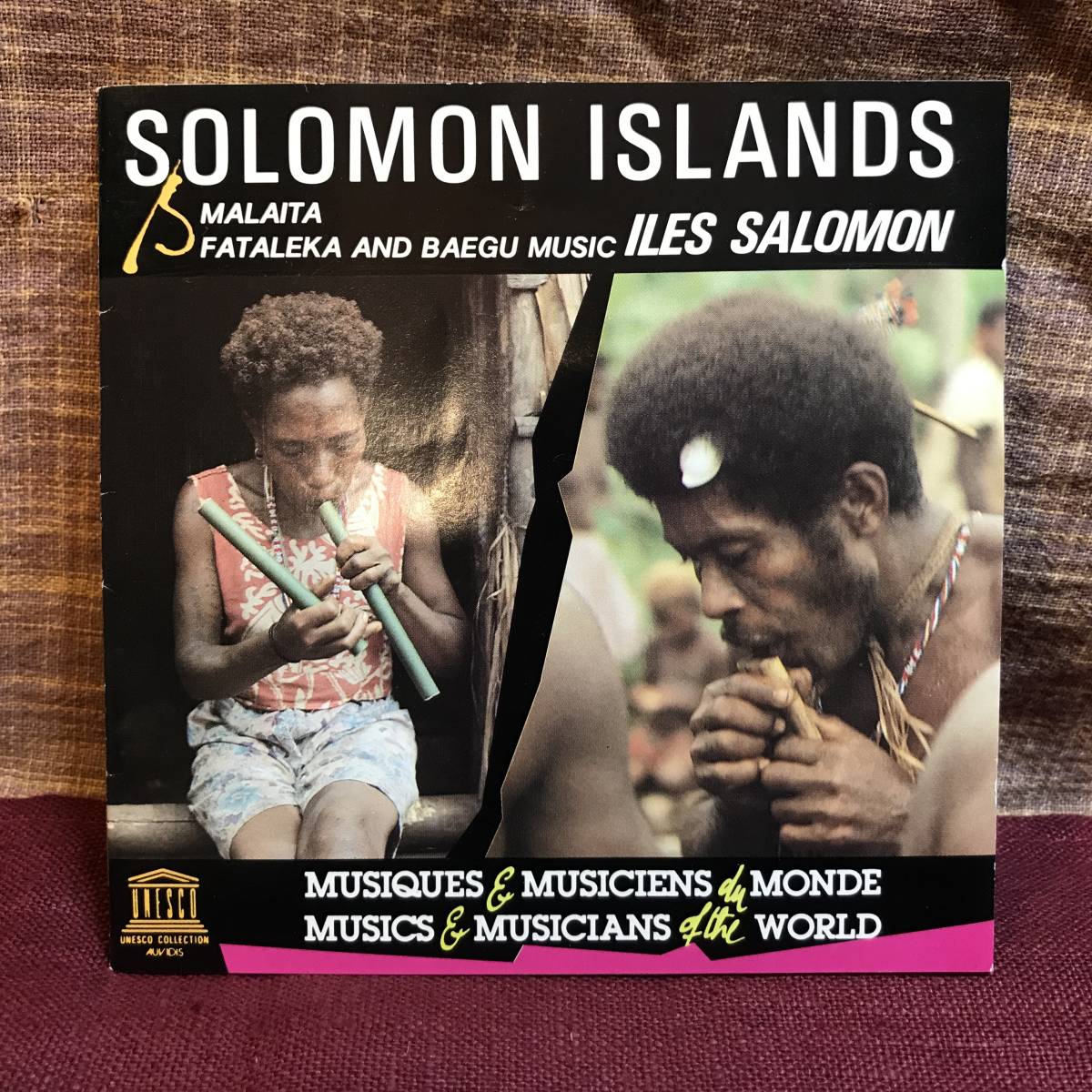 【CD】 ソロモン諸島・マライタ島の音楽 ファタレカ族とバエグ族 Solomon Island ユネスコ・コレクション UNESCO COLLECTION 日本語解説_画像1
