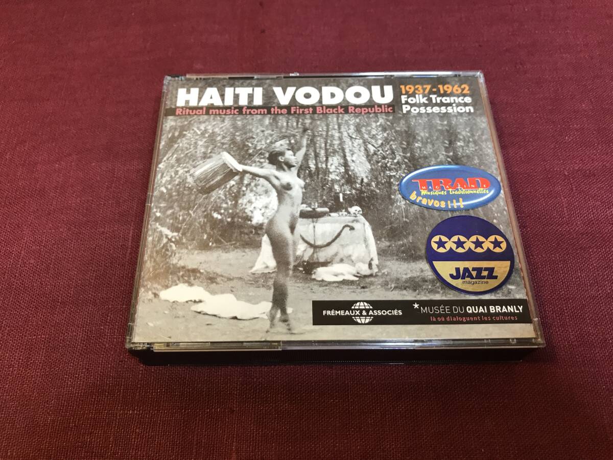 【3CDs】 Haiti Vodou ハイチ・ブードゥー 1937-1962 Folk Trance Possession FA 5626 2016年 仏盤の画像1