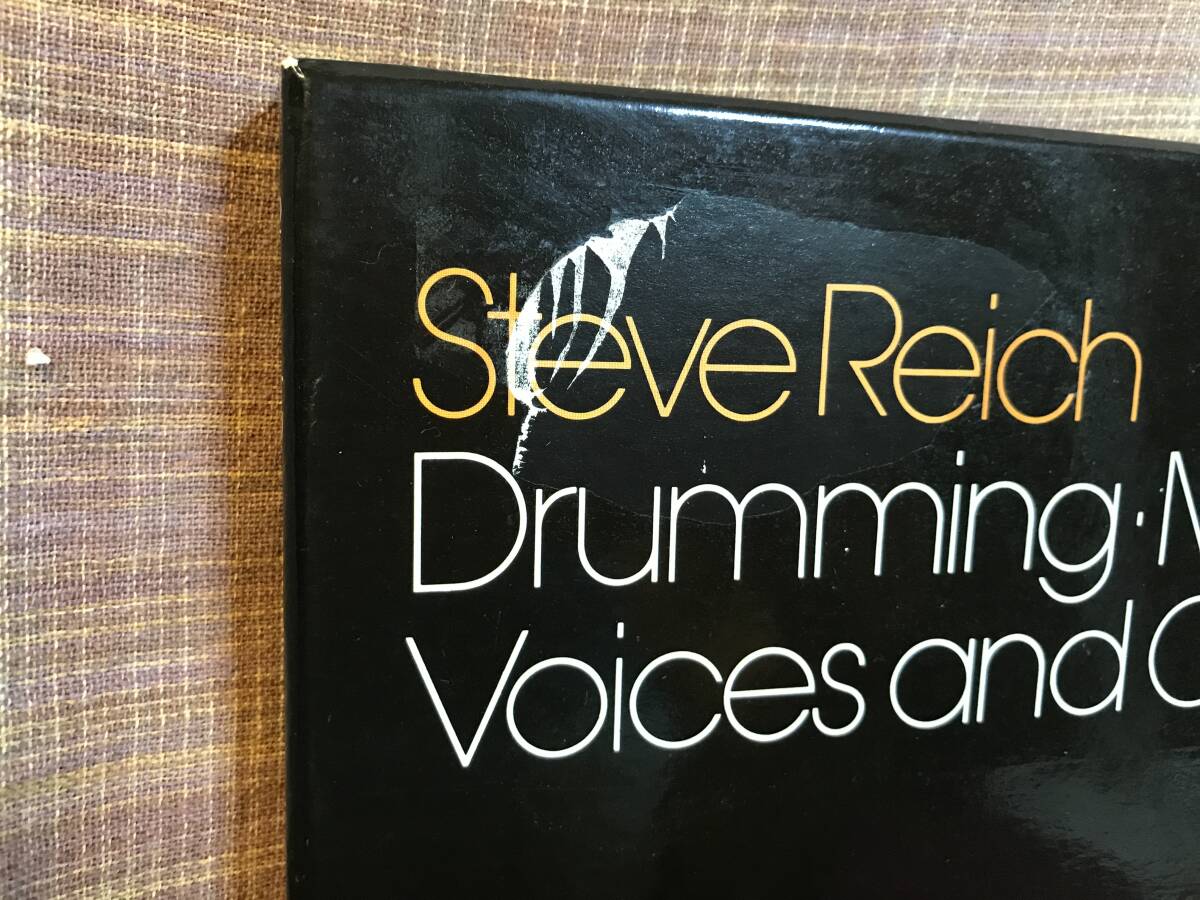 [3LPs] Steve Reichs чай b*laihiDrumming гонг mingMusic For Mallet Instruments, Voices And Organ Six Pianos 1974 год . запись 