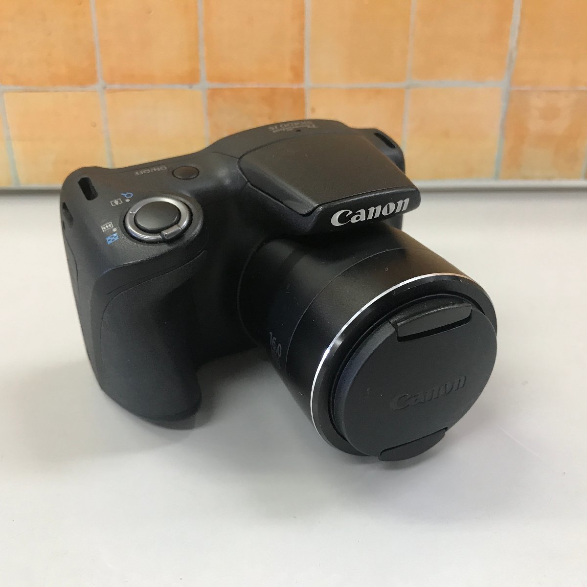 Canon キャノン PowerShot SX400 IS コンパクトデジタルカメラ ブラック バッテリー有り 充電器無し カメラ/904_画像1