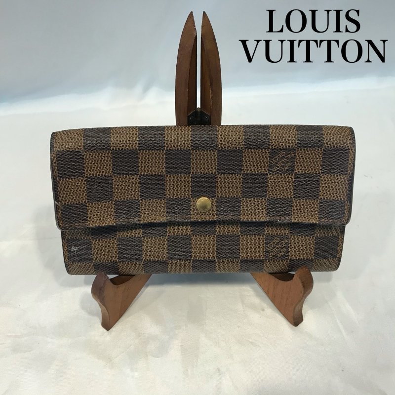 ＬＯＵＩＳ ＶＵＩＴＴＯＮ Ｎ６１７２５ ダミエ 長財布 ルイヴィトン ポシェットポルトモネクレディ ファスナー付き 鞄/252