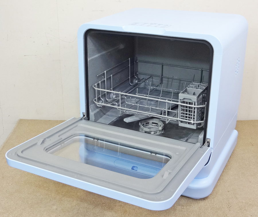 MYC【DW-K2】エムワイシー DUAL BLUE 食器洗い乾燥機 食洗器 約3人用 着脱式タンク給水 中古品_画像3