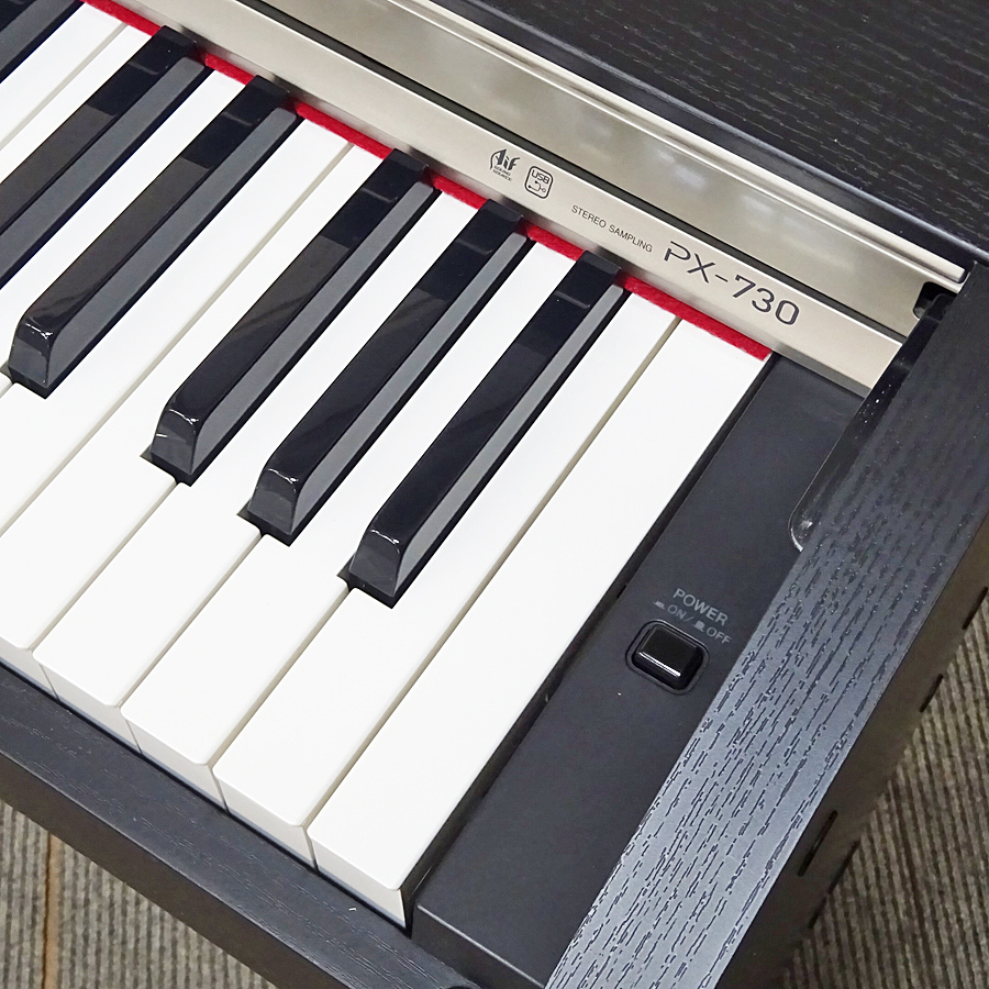 CASIO【PX-730BK】カシオ Privia プリヴィア 88鍵 電子ピアノ 2010年製 ブラック 中古品 【引き取り限定】の画像4