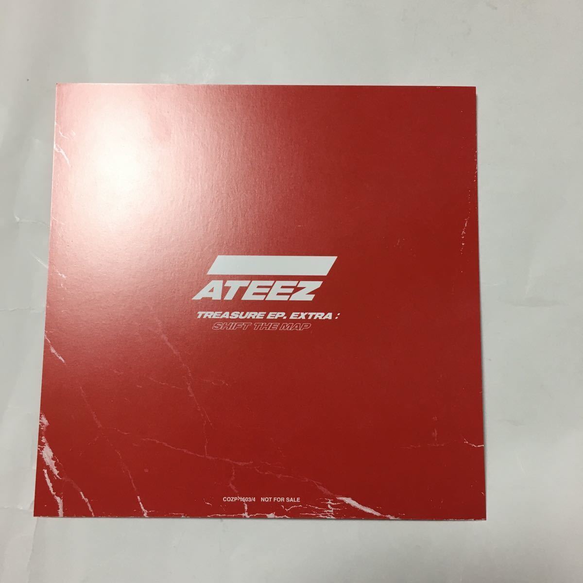 送料込み　ATEEZ　エイティーズ　CD　日本デビューアルバム　 TREASURE EP. EXTRA: ☆SHIFT THE MAP☆　Type-Z　帯付き　ジョンホ　K-POP_画像3