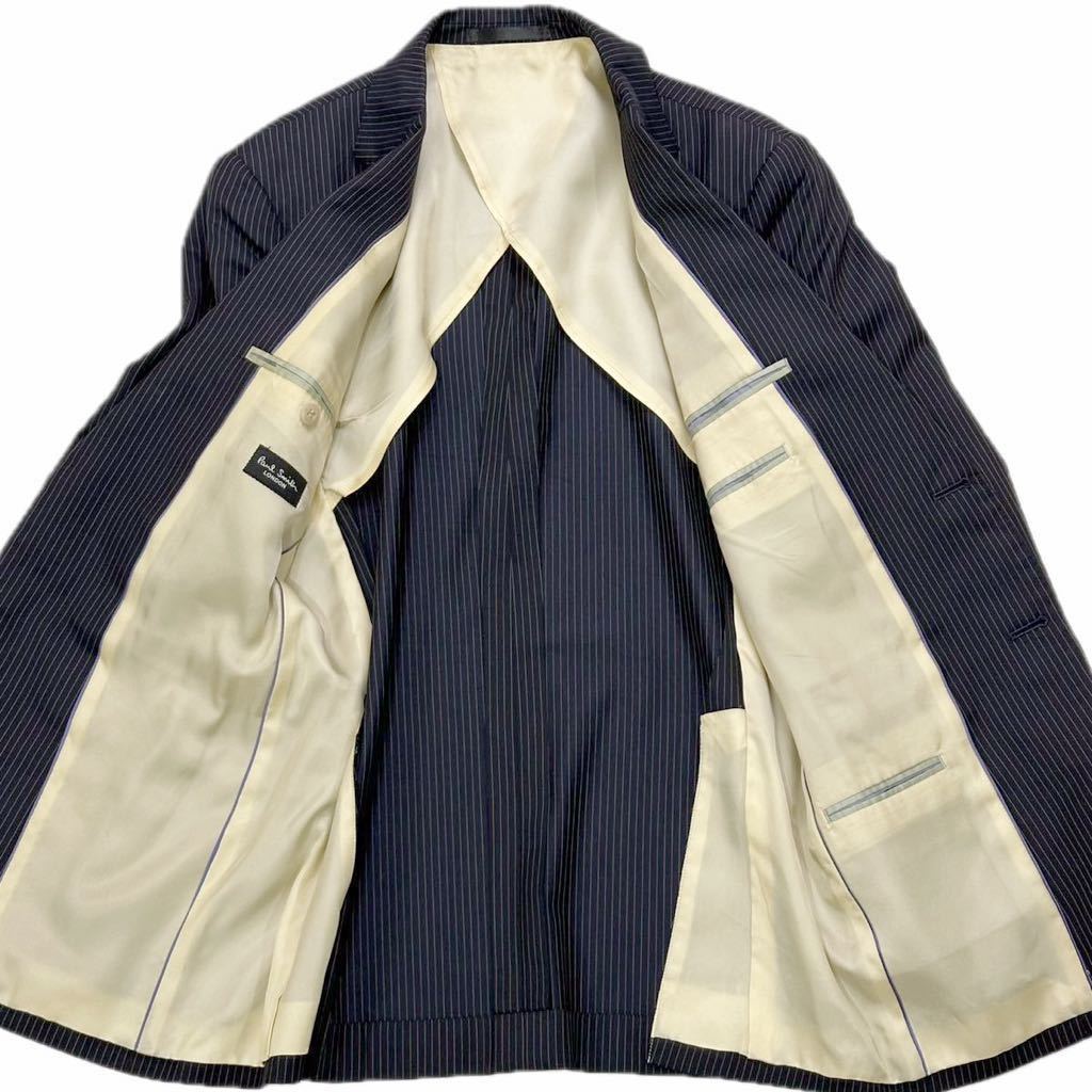 Paul Smith London ポールスミス シルク混 ウール ストライプ Paul Smith London ポールスミス シルク混 ウール ストライプ
