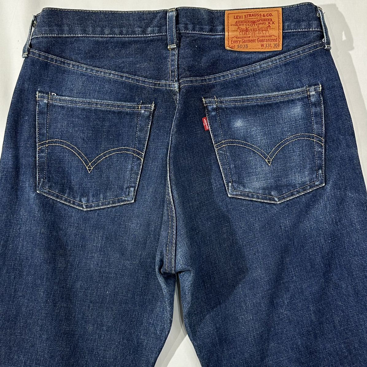 50's復刻 Levi's リーバイス 503B-XX W33 ビッグE レプリカ ジーンズ ビンテージ 廃盤品 日本製 501XX_画像6