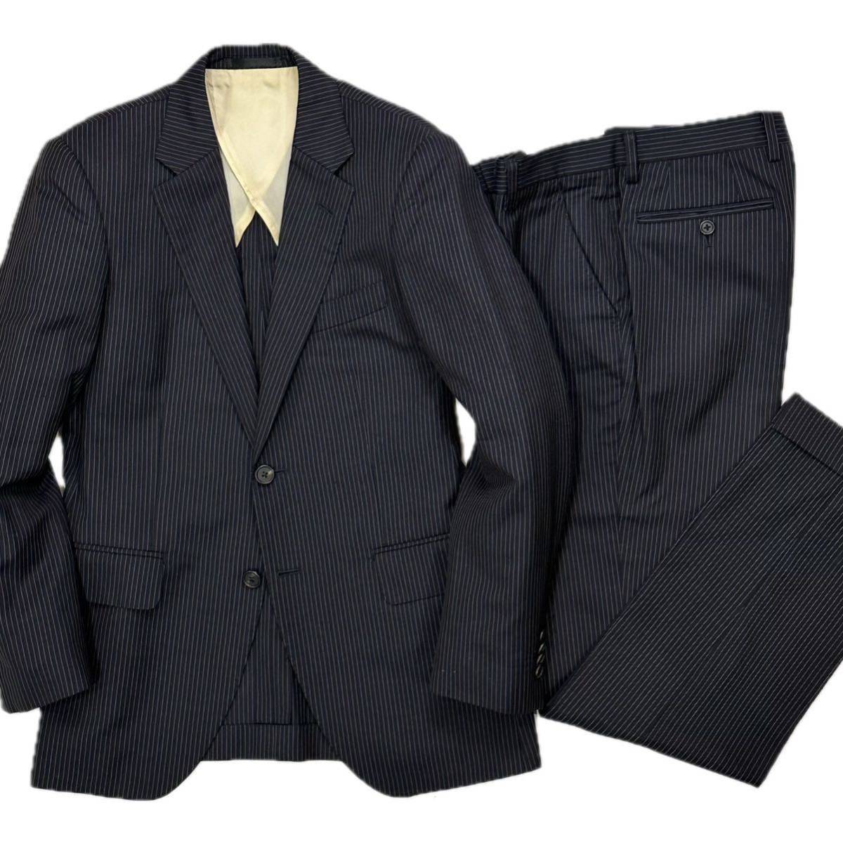 Paul Smith London ポールスミス シルク混 ウール ストライプ Paul Smith London ポールスミス シルク混 ウール ストライプ