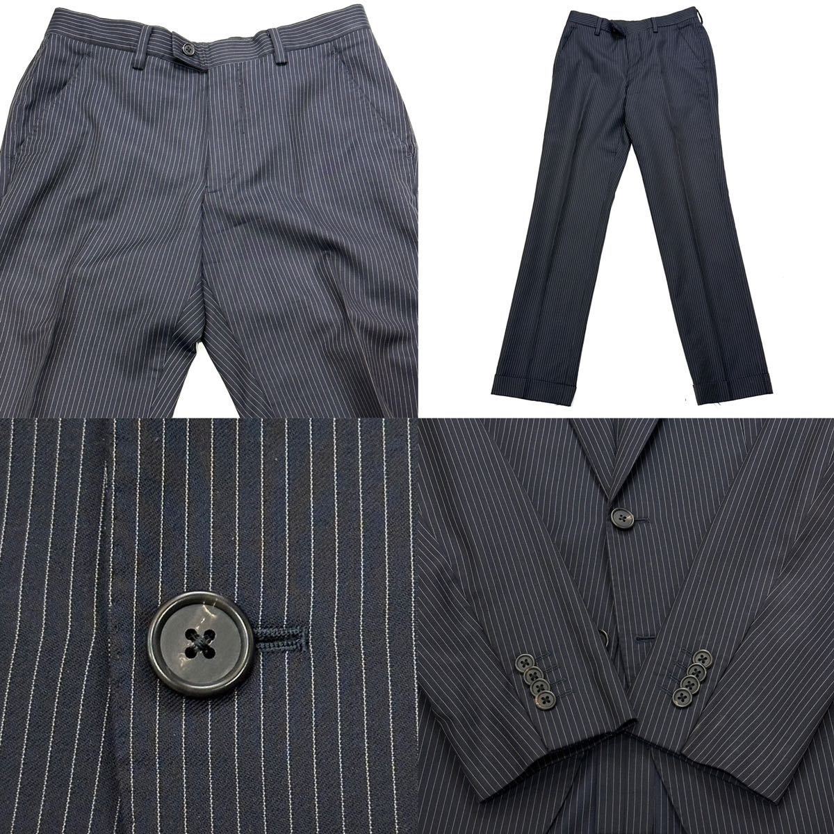 Paul Smith London ポールスミス シルク混 ウール ストライプ Paul Smith London ポールスミス シルク混 ウール ストライプ