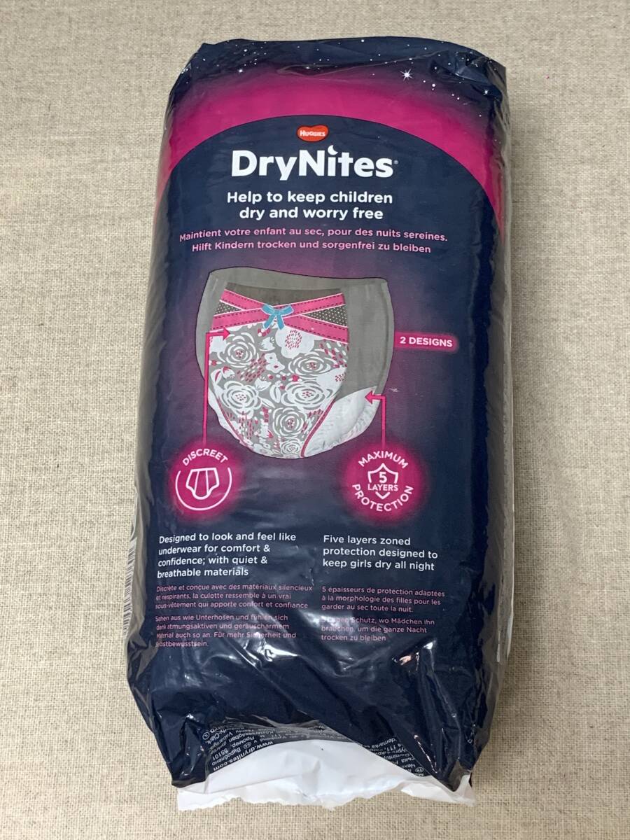 [ free shipping ]DryNites pyjamas pants to8~15 -years old 27~57Kg 9 sheets entering unused for girl 