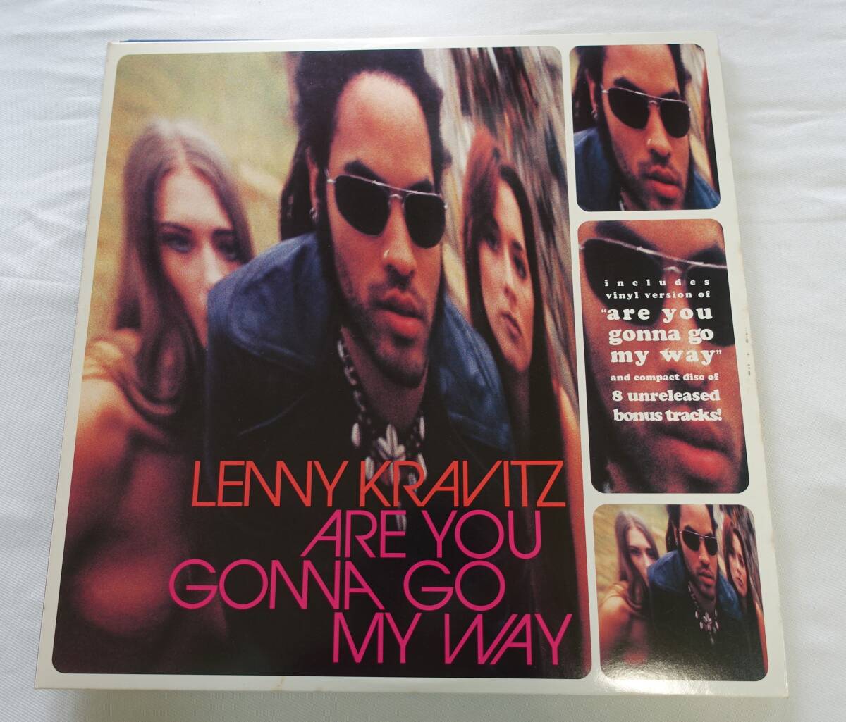 xyu★LP-H48★LENNY KRAVITZ Are You Gonna Go My Way US盤　カラーレコード　CD付　レニークラヴィッツ★_画像2