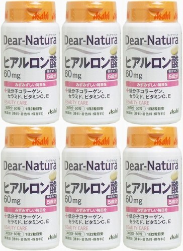 6個(6ヶ月分)　ディアナチュラ ヒアルロン酸60mg 30日分(60粒)　みずみずしい毎日を。美容が気になる方にお勧めします。_30日分 60粒　×6個(6ヶ月分)