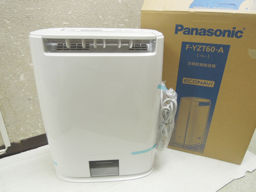3647) 未使用 保管品 Panasonic パナソニック 衣類乾燥除湿機 F-YZT60 2020年製