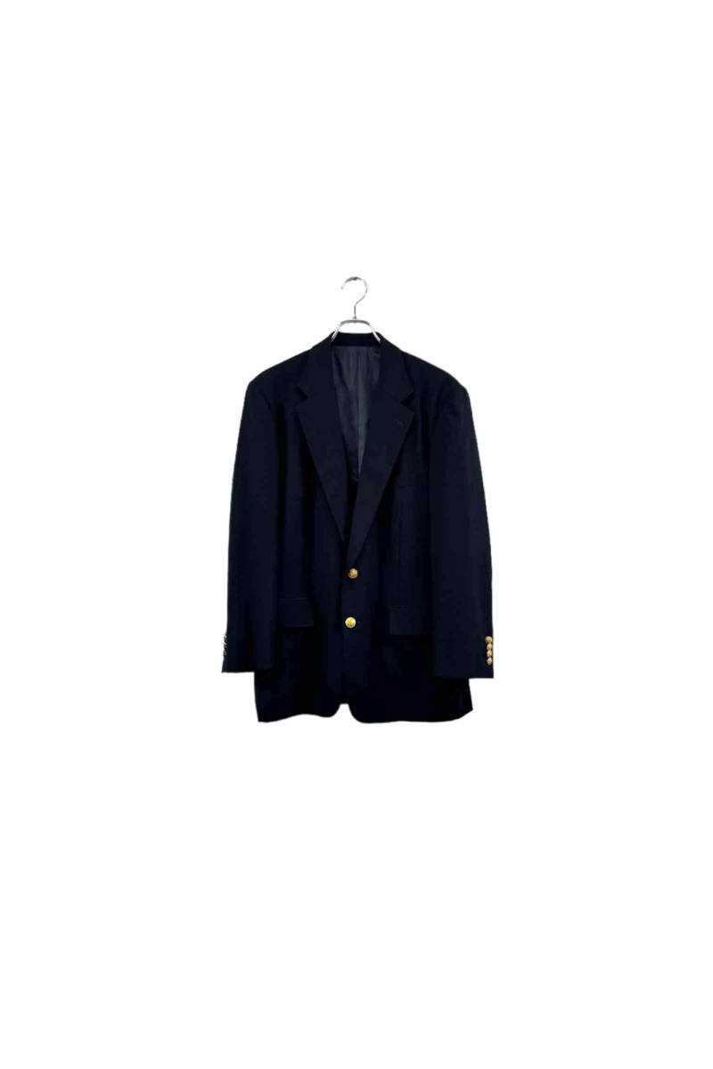 Kent navy wool jacket ケント テーラードジャケット ネイビー 紺ブレ 金ボタン サイズ98AB6 メンズ ヴィンテージ 6_画像1